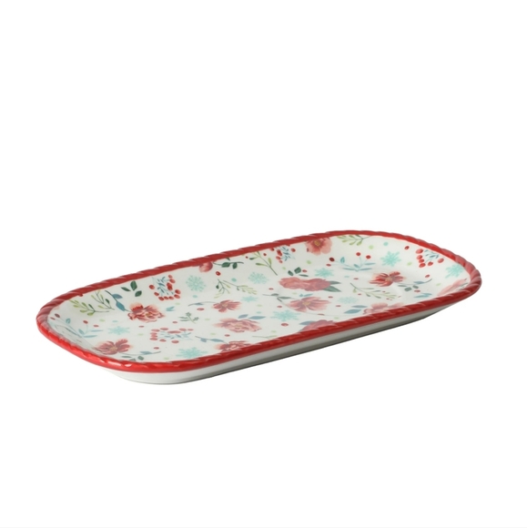 🎅 New Pioneer Woman 2-Piece Merry Meadows Cookie Tray & Mug Set - Picture 7 of 11